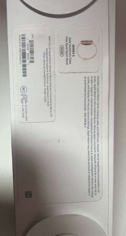 APPLE WATCH SERIES 5 40MM