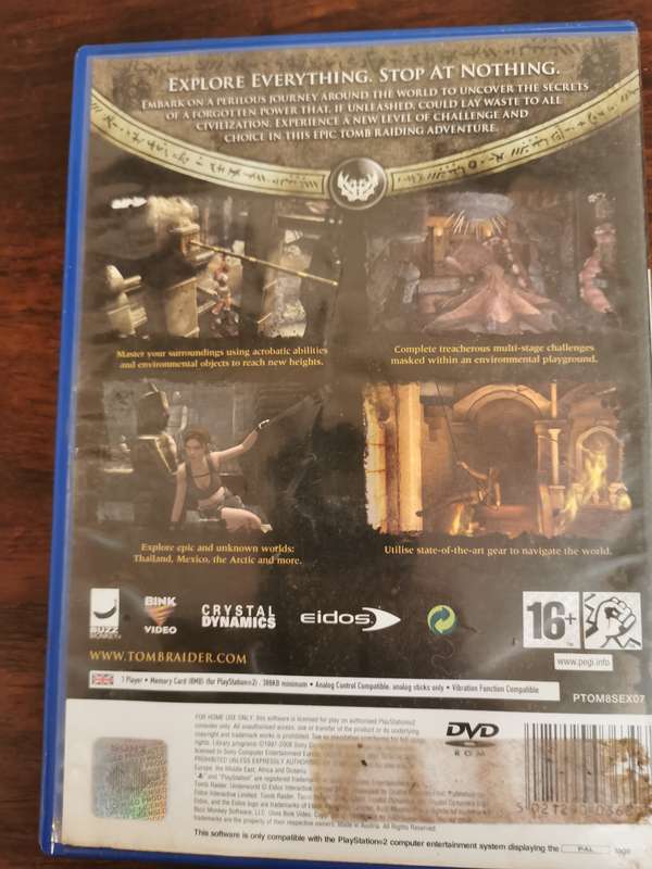 Tomb Raider Underworld on PlayStation 2 with Booklet