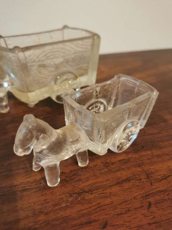 Delightful P1air of Vintage Donkeys