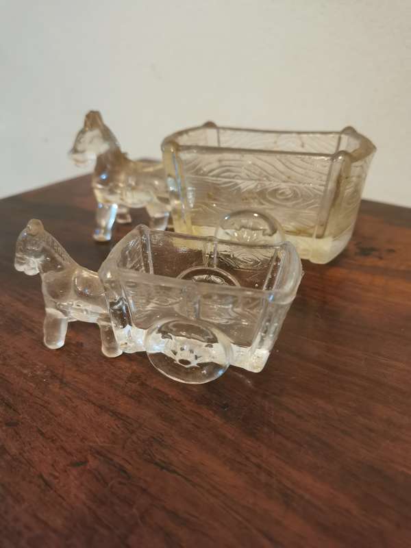 Delightful P1air of Vintage Donkeys