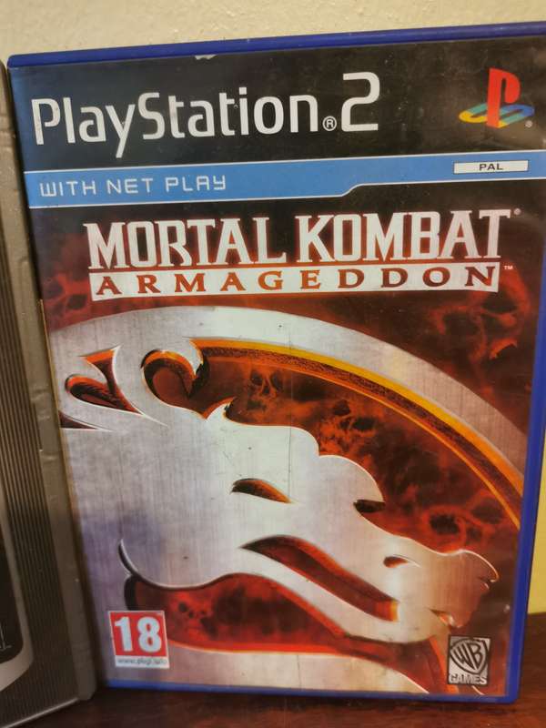 Mortal Kombat Combo on PlayStation 2 with Booklets