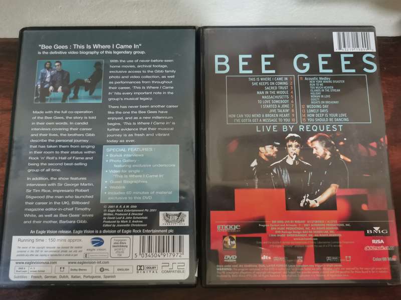 The Bee Gees Music DVD Combo