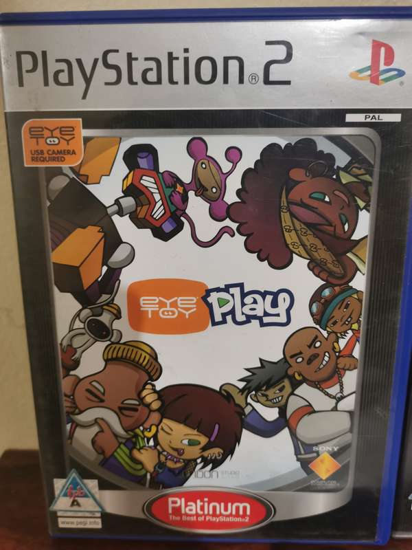 PlayStation 2 Eye Toy Game Combo - see pics