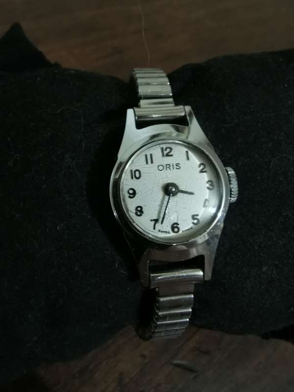 Vintage Oris Ladies Watch with Stretch Strap