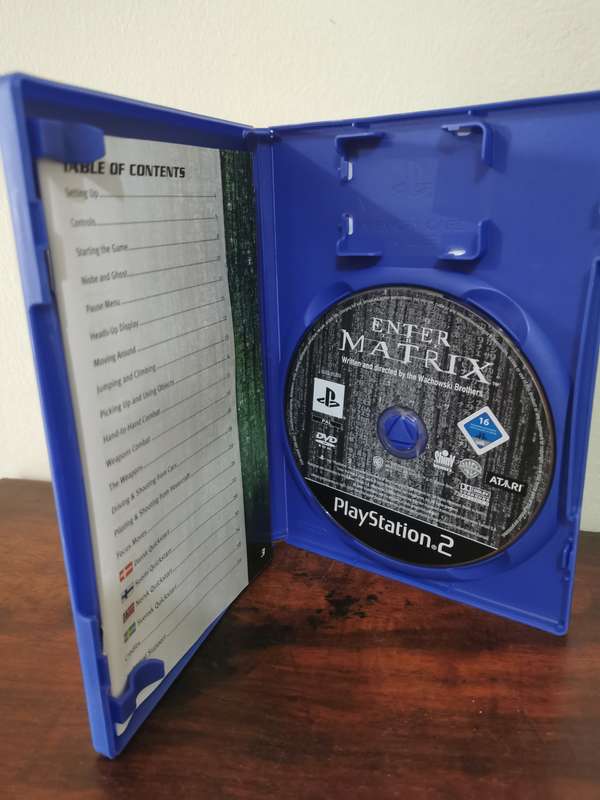 Enter the Matrix on PlayStation 2 with Booklet