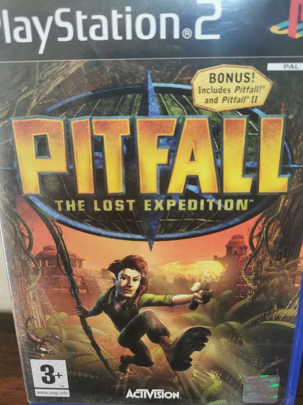 Pitfall the Lost Expedition on PlayStation 2 with Booklet