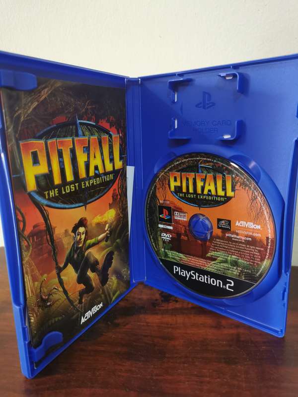 Pitfall the Lost Expedition on PlayStation 2 with Booklet