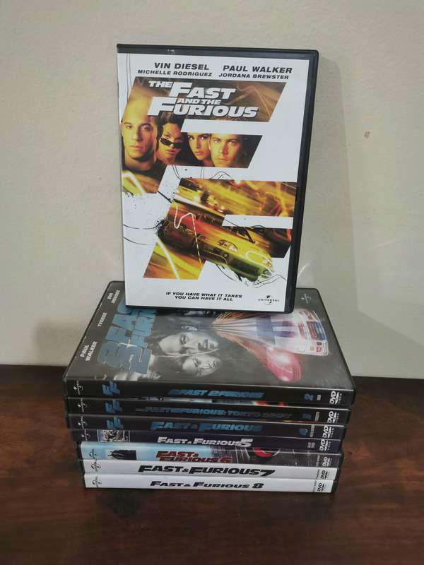 The Fast and the Furious 1-8 Complete Collection on DVD