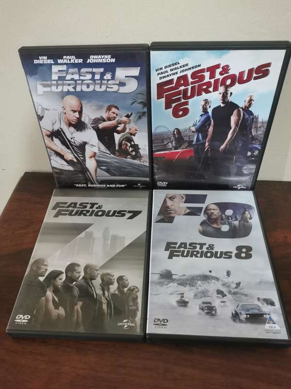 The Fast and the Furious 1-8 Complete Collection on DVD