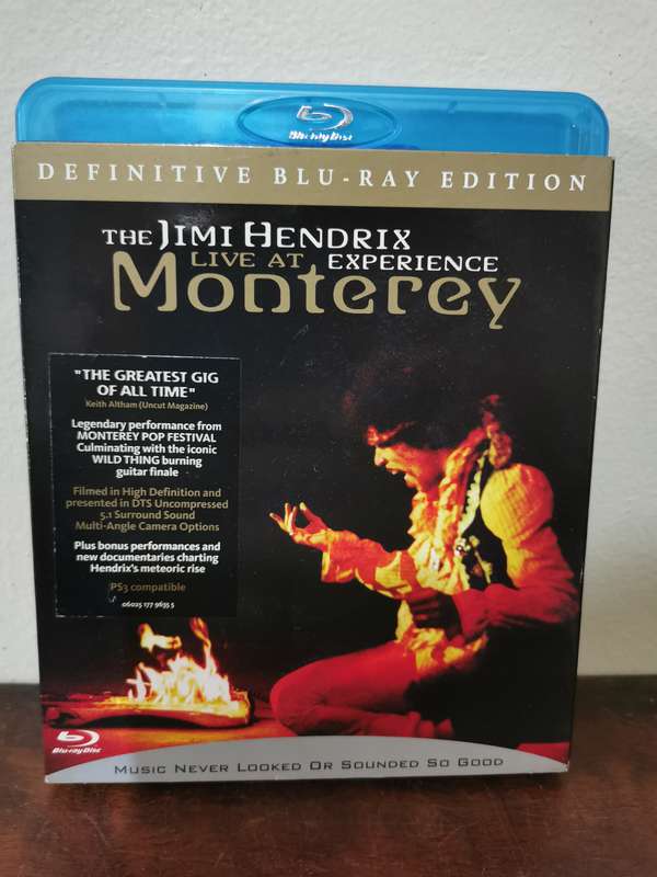 Jimi Hendrix Experience live at Monterey on Blu-ray