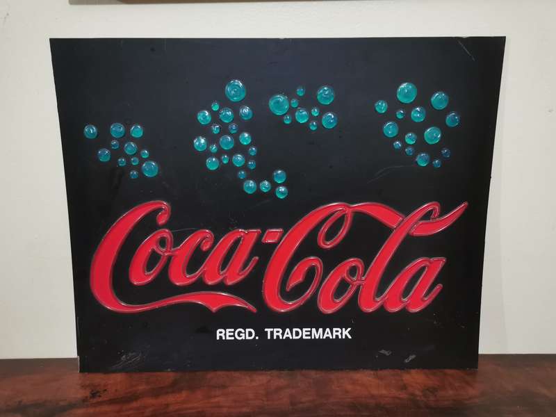 Coca-Cola Display Sign 58cmx47cm