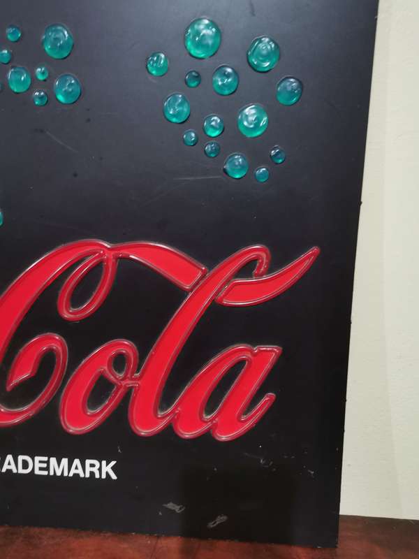 Coca-Cola Display Sign 58cmx47cm