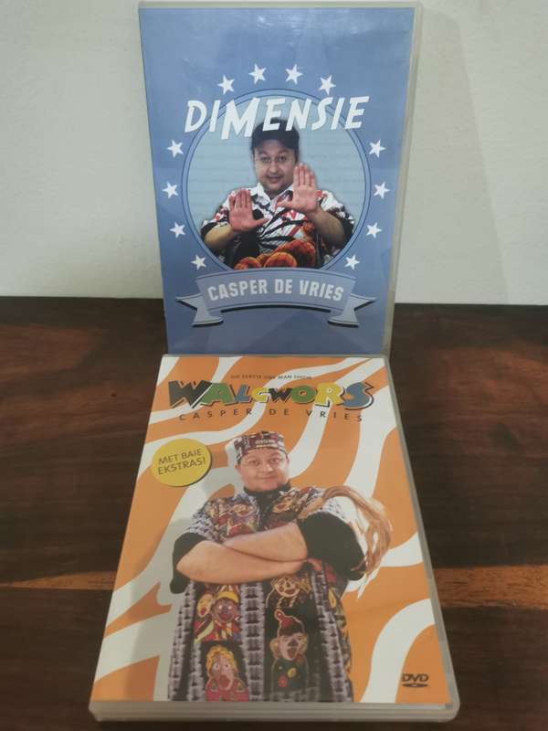 Selection of Afrikaans Movies and Comedians on DVD