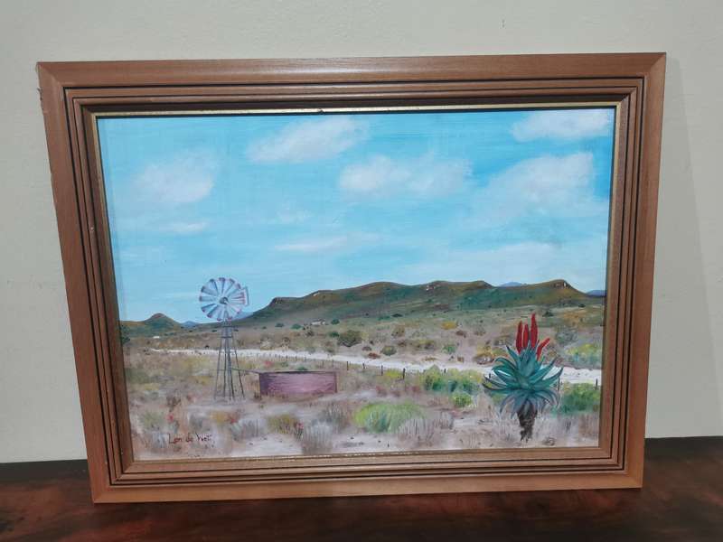 Gorgeous Original Landscape Art Piece Signed by the Artist (49cmx38cm)