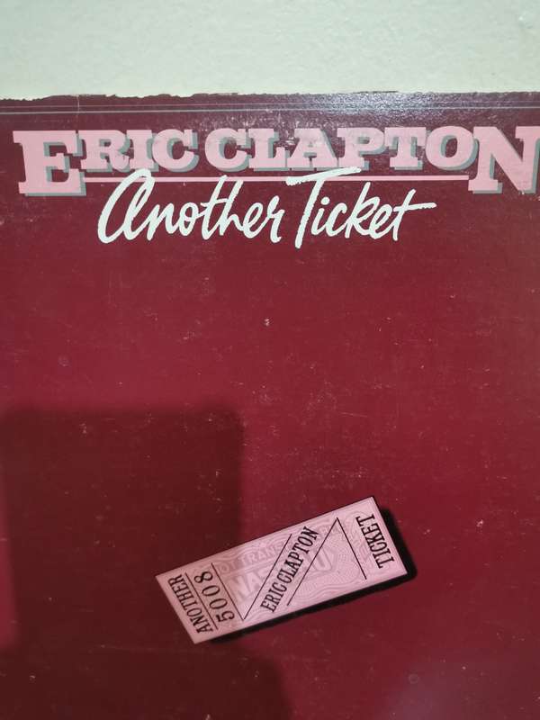 Rare 1981 Eric Clapton LP "Another Ticket"