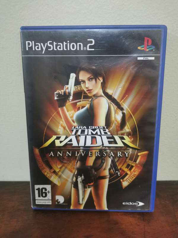 Tomb Raider Anniversary on PlayStation 2 with booklet