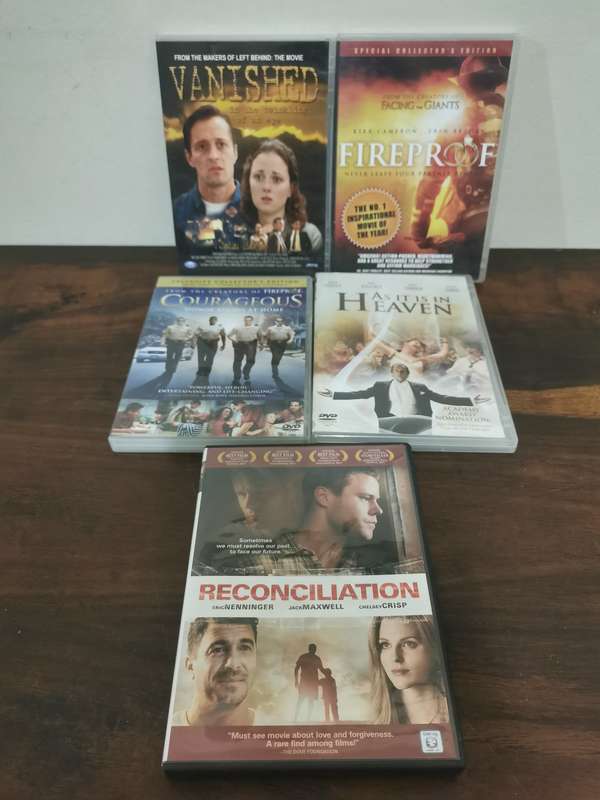 Selection of Faith Inspiring and Religious Films on DVD