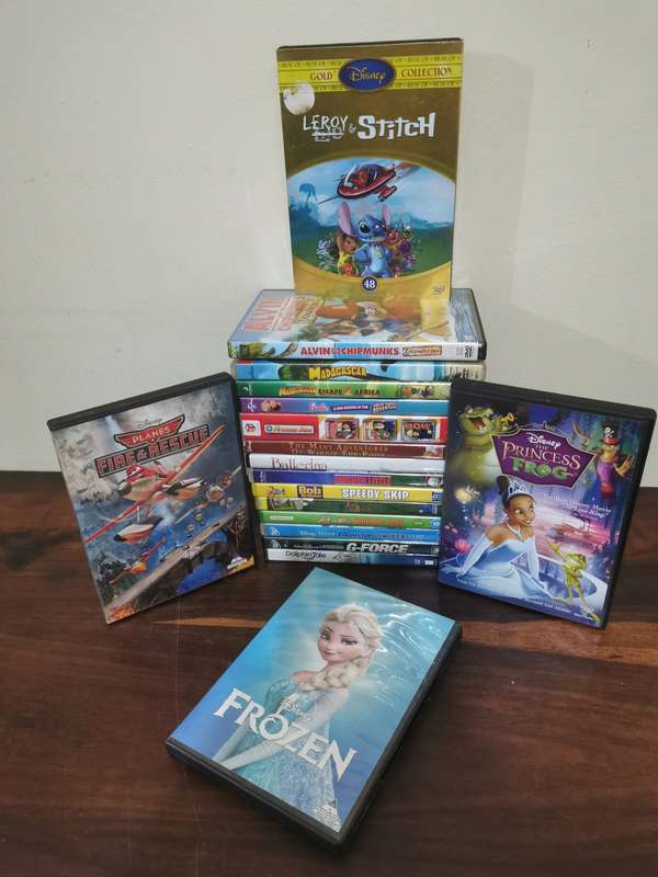 Collection of Animation and Kids Movies on DVD x18