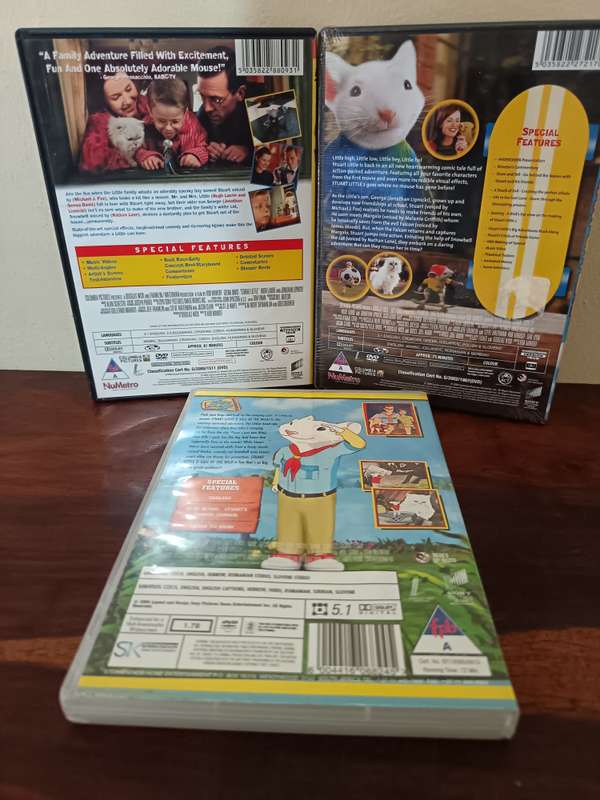 Stuart Little 1, 2 AND 3 on DVD