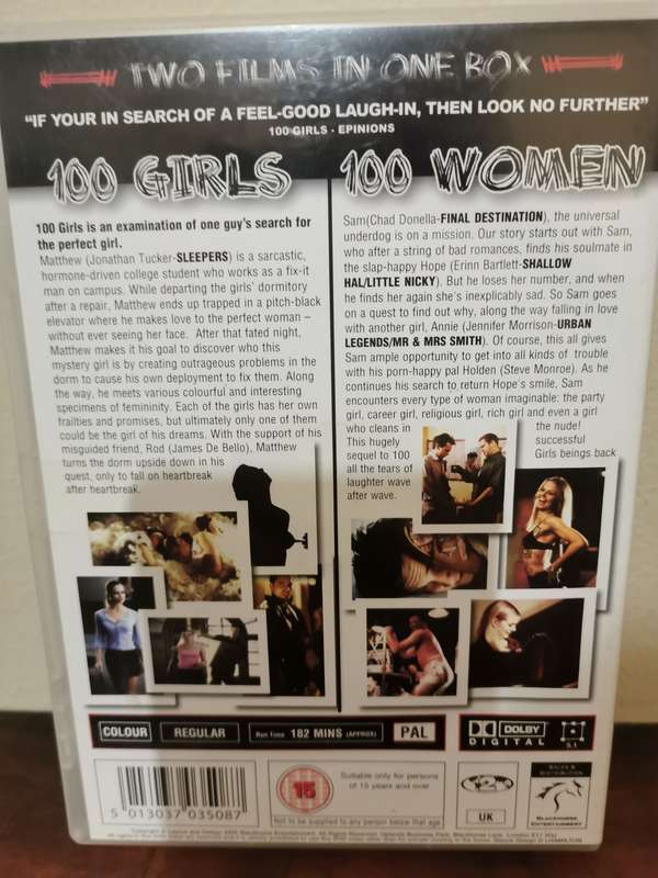Double Comedy Feature - 100 Girls and 100 Women on DVD