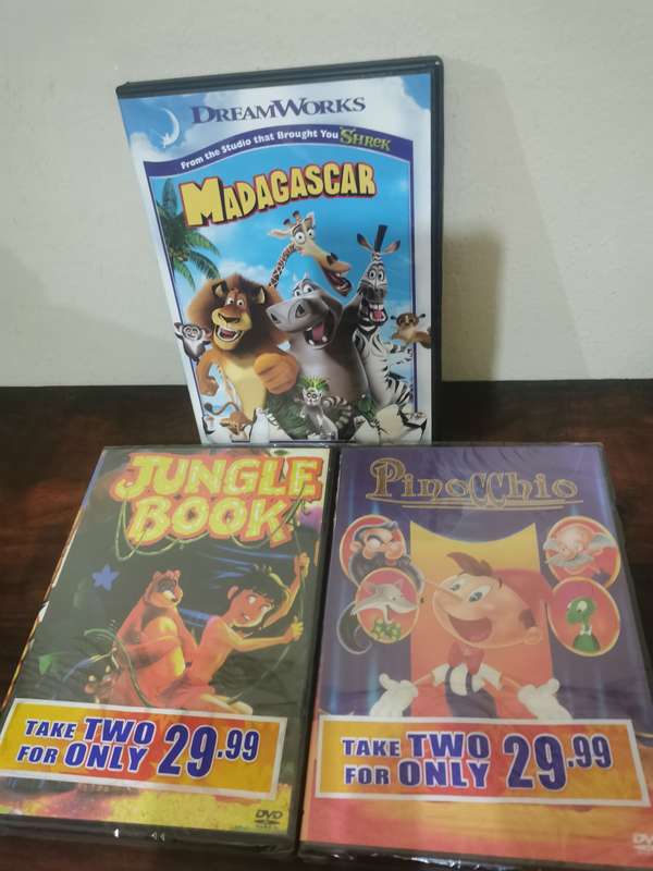 Collection of Animation and Kids Movies on DVD