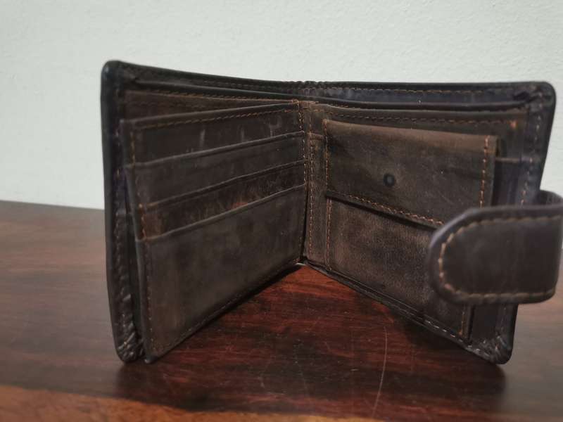 Beautiful Genuine Leather Wallet - Save the Rhino