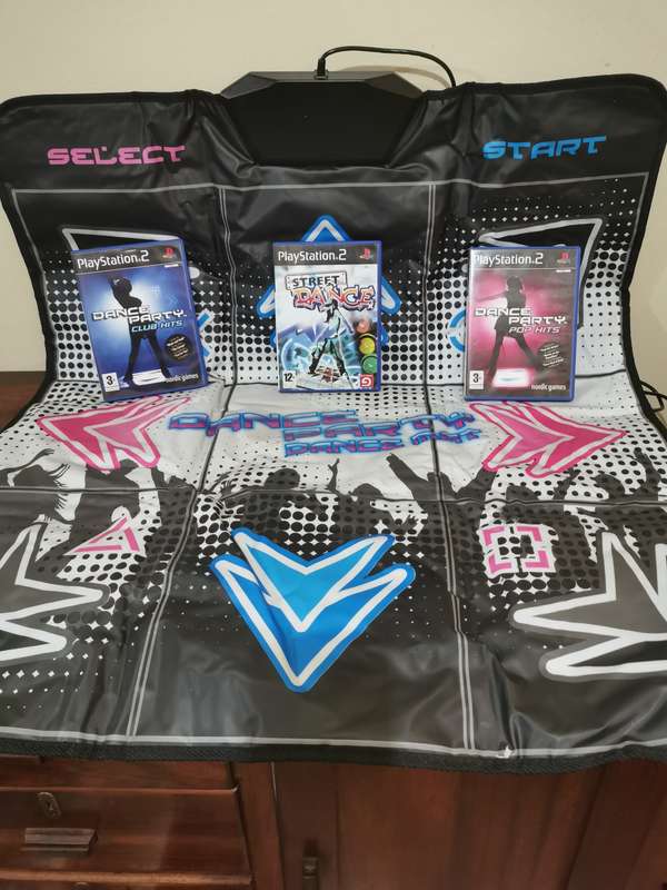 Dance Mat for PlayStation 2 with Games