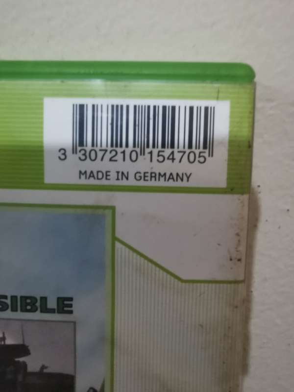 Rare Xbox Edition of Ghost Recon made in Germany