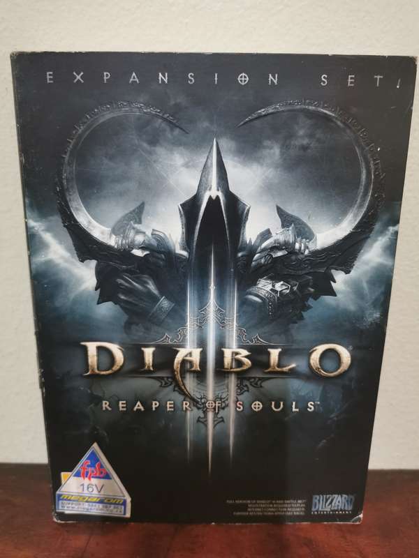 Boxed Edition of Diablo 3 - Reaper of Souls Expansion Set on PC