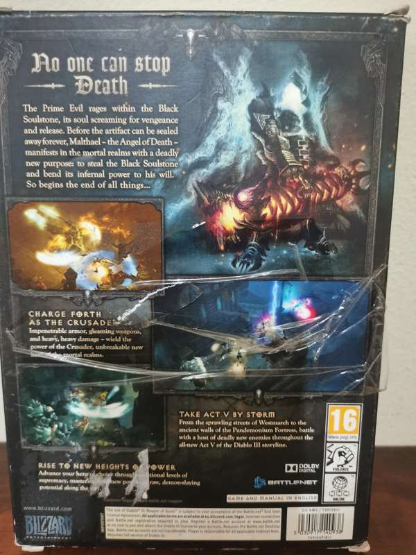 Boxed Edition of Diablo 3 - Reaper of Souls Expansion Set on PC