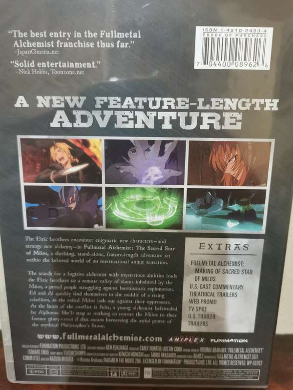 Full Metal Alchemist - Rare 2-Disc Special Edition Box Set on DVD
