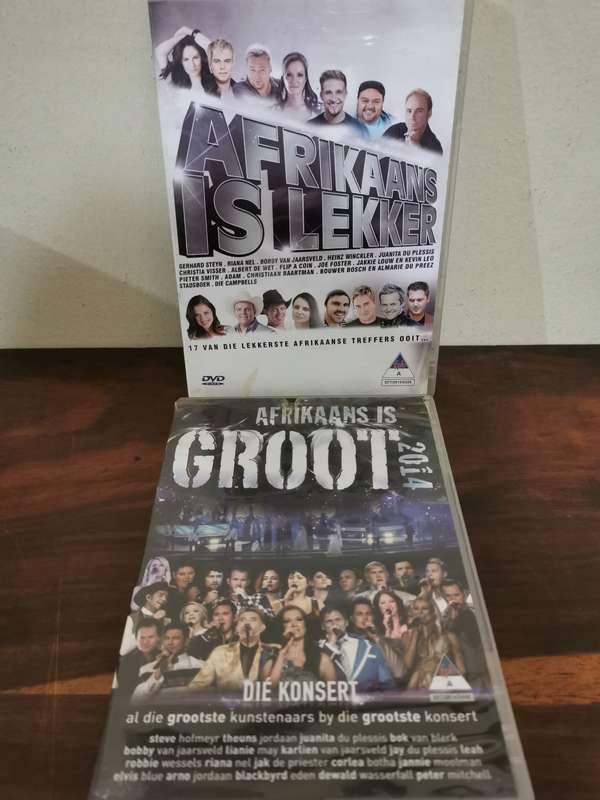 MASSIVE Afrikaans Music, Movie and Comedy Collection on DVD and CD