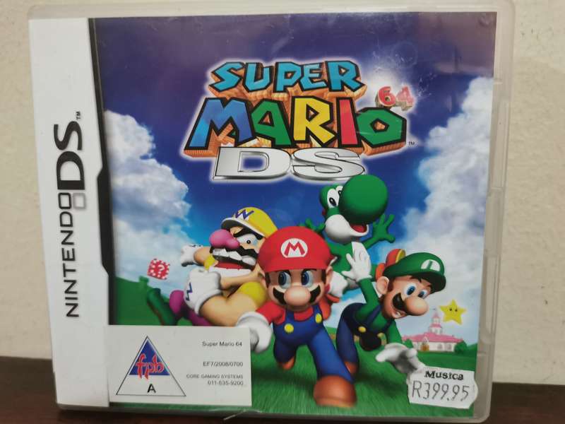 Super Mario 64 on Nintendo DS with Booklet