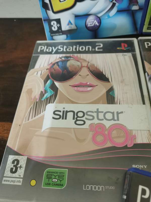 Singstar Collection for PlayStation 2 with extra Adapter
