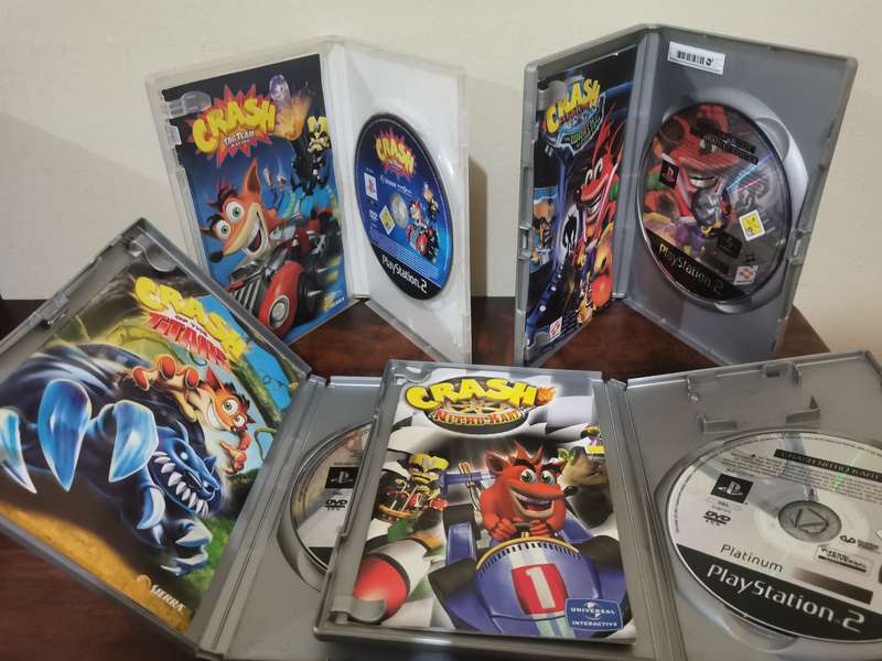 Crash Bandicoot Collection on PlayStation 2 with Booklets
