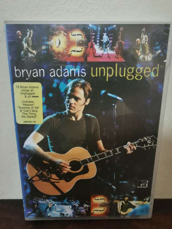 Bryan Adams Unplugged Music DVD
