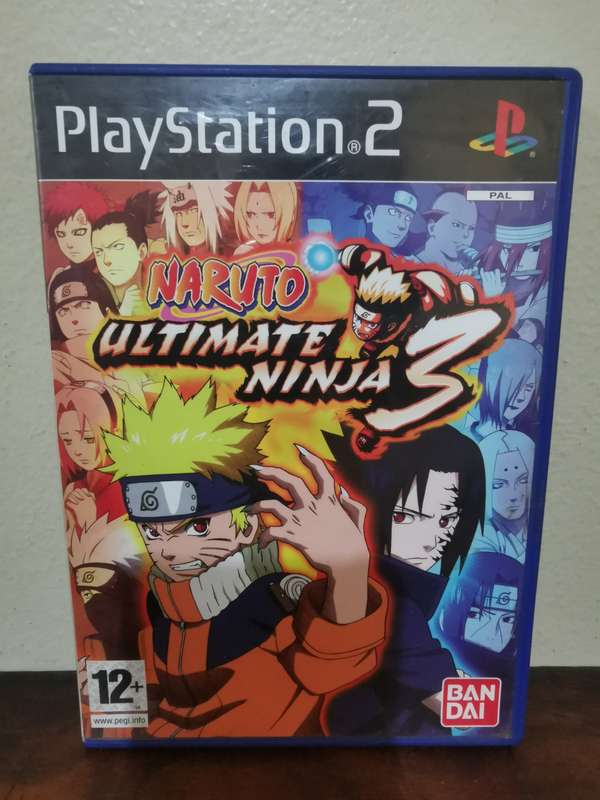 Naruto, Ultimate Ninja 3 on PlayStation 2 with Booklet