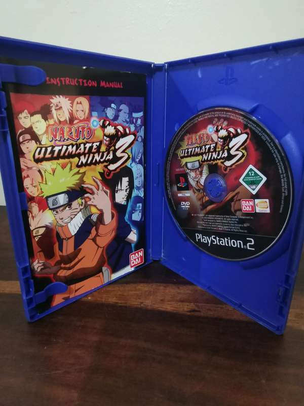 Naruto, Ultimate Ninja 3 on PlayStation 2 with Booklet