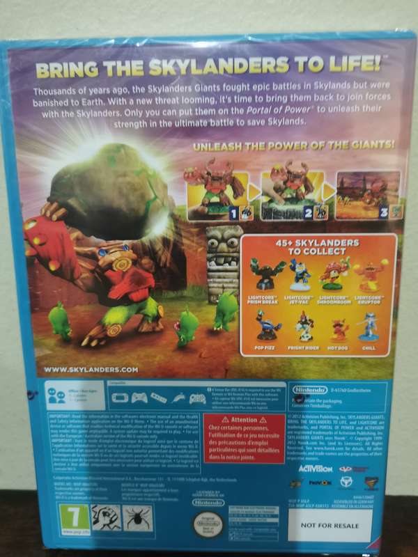 New and Sealed - Skylanders Giants on Nintendo Wii U