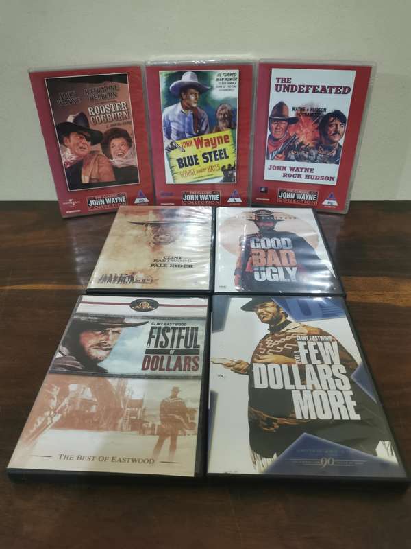 John Wayne and Clint Eastwood Western DVD Collection