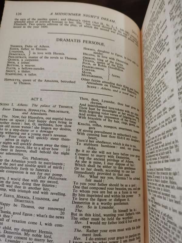 The Complete Works of William Shakespeare - Rare Antique Book