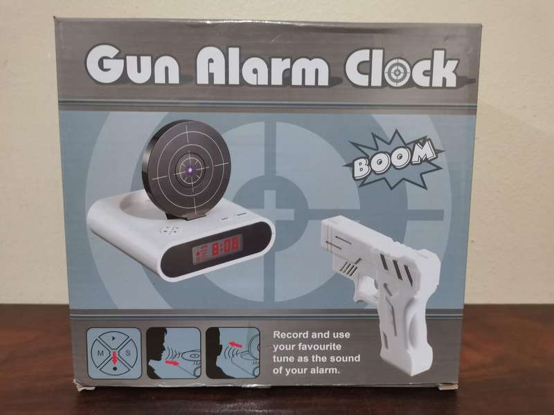 Gun Alarm Clock - New and in Box