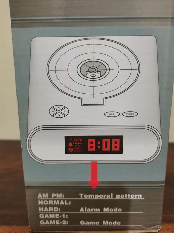 Gun Alarm Clock - New and in Box