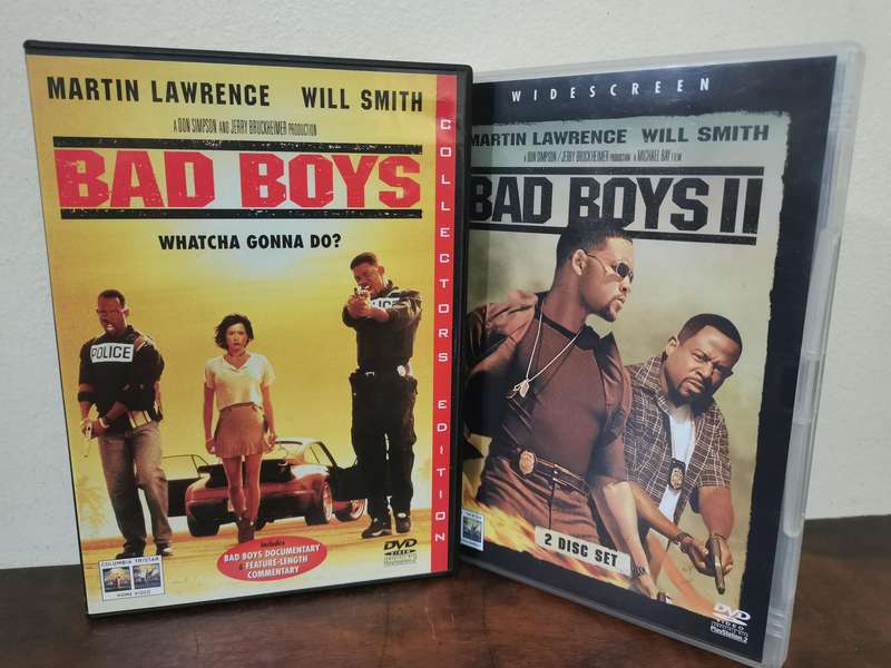Bad Boys 1 and 2 on DVD