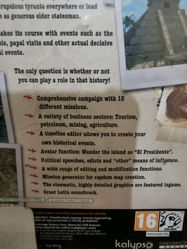 Tropico 3 on Xbox 360 with Booklet