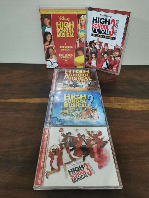Complete High School Musical Movie and Soundtrack Combo on DVD and CD