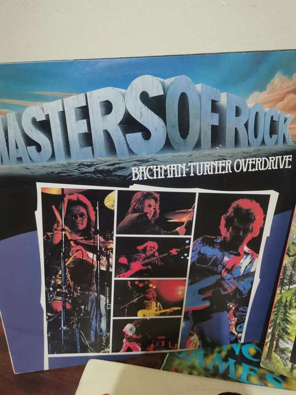 Collection of x8 Music LPs