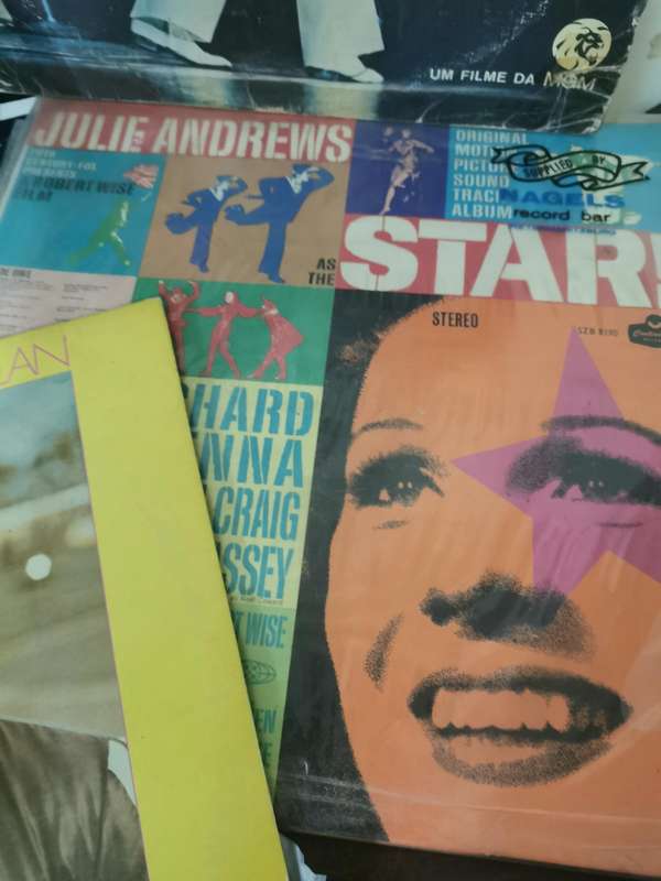 Collection of x8 Music LPs