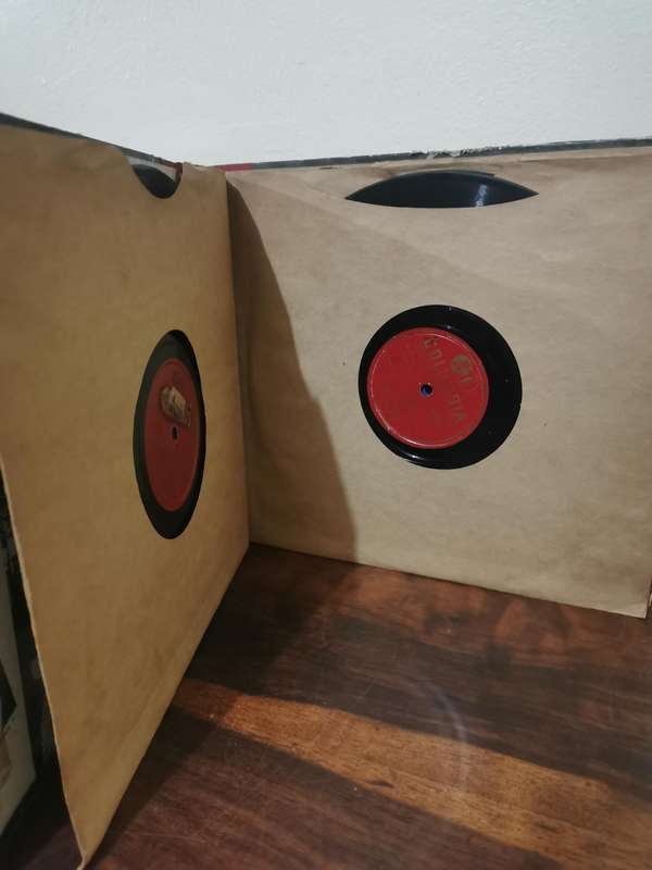 Antique Shellac 78s Record Set of Oklahoma the Musical x6 Records