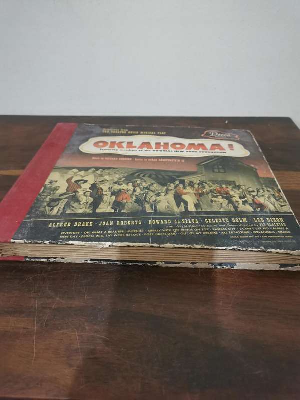 Antique Shellac 78s Record Set of Oklahoma the Musical x6 Records